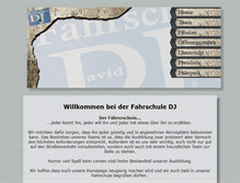 Tablet Screenshot of fahrschule-dj.de